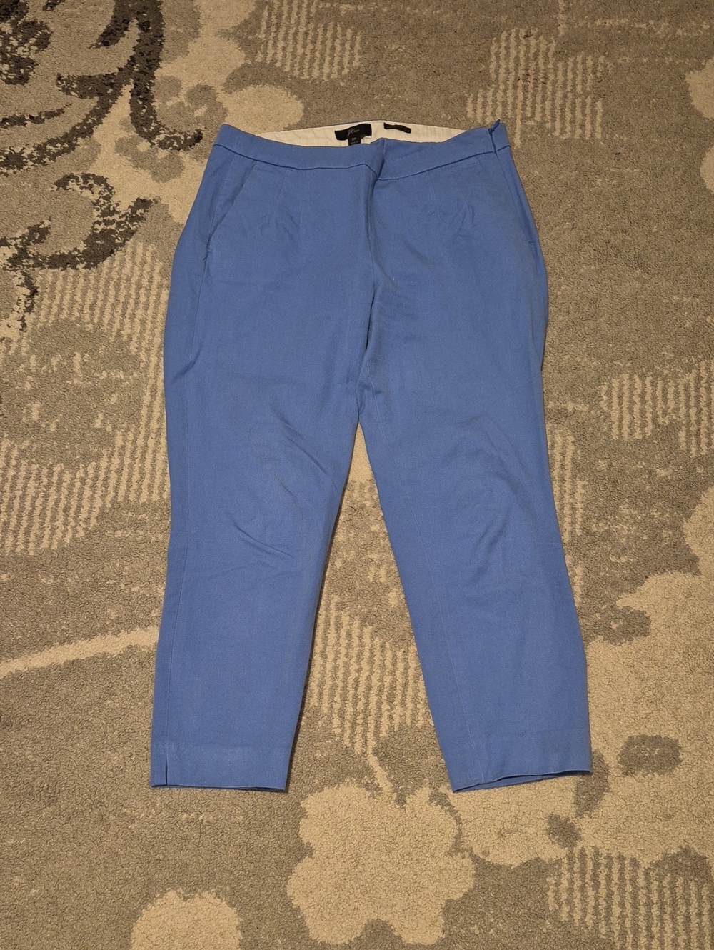 J.crew Martie Slim Ankle Pants - Blue 8p Petite